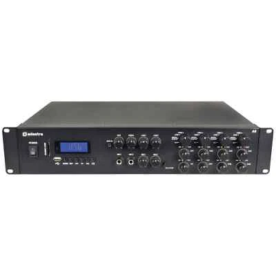 Adastra A8 4-Zone 8x200W Stereo Mixer Amplifier Bluetooth FM Media Player - Image 1 of 4