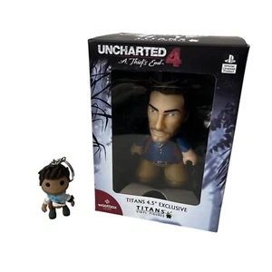 Sony PlayStation Uncharted Nathan Drake Sackboy LittleBigPlanet + TITAN Figures - Picture 1 of 1