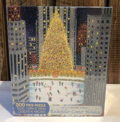 Briarpatch Rockefeller Center Holiday Puzzle 500 piezas (Edición Coleccionable 2011). Foto 1 de 4