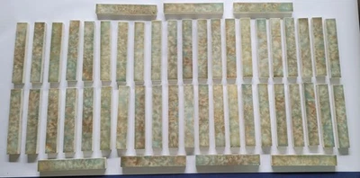 复古 批量 49 Trent Co. 粉彩陶瓷釉面壁炉瓷砖 6 英寸 x 1 英寸 GS00671 — 第 1/4 张图片