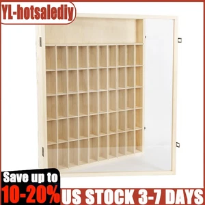 Vitrina de madera para Hot Wheel 51 rejillas caja ciega colección caja de cerillas - Imagen 1 de 16