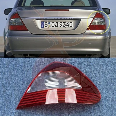 Carcasa de lente de luz trasera lateral derecha para Mercedes-Benz Clase E W211 2006-2008 Foto 1 de 4
