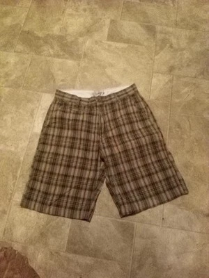 Men's OTB Authentic Jeansware Checkered Shorts Great Shape Sz 30 Waist - Image 1 of 4