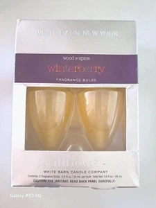 White Barn New York Wallflowers WINTERBERRY NOS Fragrance Bulbs FREE SHIPPING - Picture 1 of 2