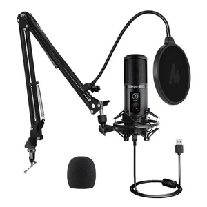Maono AU-PM421 192KHZ/24BIT Professional Podcast Microphone with Desk Mount A... - Picture 1 of 3