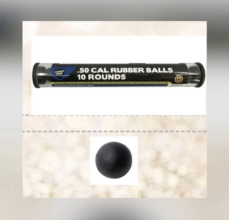 1 管橡胶球 10 圆形填充适用于警察 0.50 卡尔胡椒发射器 * 阅读 * — 第 1/4 张图片