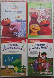Sesame Street/Baby Genius Children's DVD Movie Bundle- Elmo, Nursery Rhymes - Bild 1 von 3