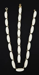 David Andersen Norway Sterling Enamel Modernist Necklace Bracelet Set 1950s - Picture 1 of 7