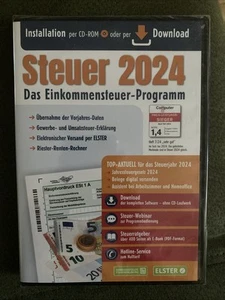 Aldi Steuer-Software 2024 für das Jahr 2024 Einkommensteuer NEU OVP CD Lieferung - Bild 1 von 1
