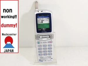 【Factice !】 Sony Ericsson C413S (couleur blanc) au-japon téléphone portable qui ne fonctionne pas - Photo 1 sur 2