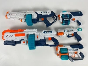 5x Pistola X-Shot Rifle Blaster Paquete Turbo Advance Pistola Excel + Nuevos Dardos - Imagen 1 de 7