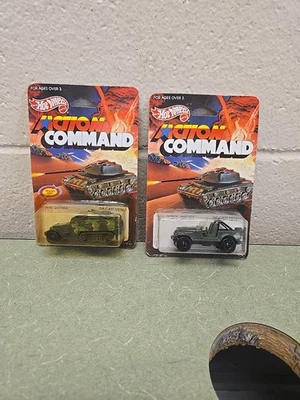 1984 HOT WHEELS ACTION COMMAND ROLL PATROL JEEP CJ & TANK GUNNER - Image 1 of 4