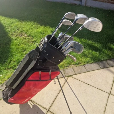 Full Set R/H Golf Clubs & Stand/Carry Bag Excellent Starter Set See Full Desc  - Image 1 of 4