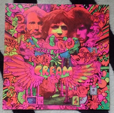 CREAM Disraeli Gears VINYL LP 594003 Stereo UK 2nd Press FRONT LAMINATED LP Foto 1 de 4