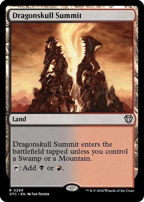 MTG Outlaws of Thunder Junction Commander - Dragonskull Summit - Image 1 of 1