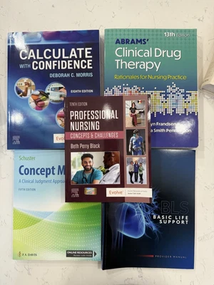 NURSING SCHOOL BOOKS ARE INCLUDED 5 BOOKS - Image 1 of 2
