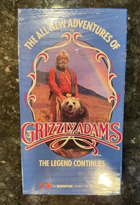 Grizzly Adams - The Legend Continues (VHS, 1995) FACTORY SEALED Brand New OOP - Image 1 of 4