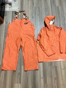 Gundens Herkules Overall Bibs XL And Brigg Jacket XL Rain Gear ASIS - Picture 1 of 24