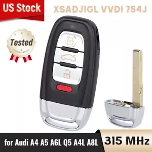XSADJ1GL VVDI 754J 315MHz Smart Remote Key Fob for Audi A6L Q5 A4L A8L 2008-2019 - Picture 1 of 6