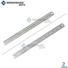 2pc 12" 300mm NON SKID Measuring Ruler Scale Mark SAE Metric Scale Office Supply