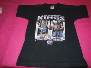 Petit t-shirt F1 vintage années 90 une paire Sacramento Kings Jason Williams Chris Webber NBA - Photo 1/4