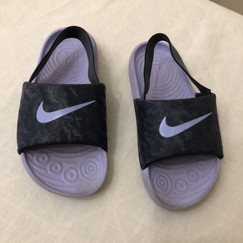 Sandali slider Nike bambina età 5 7 anni gomma blu