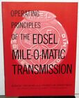 1959 Ford Edsel Dealer Mile-O-Matic Transmission Service Training Manual