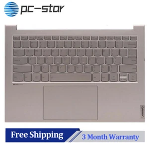 NEW Genuine Lenovo IndeaPad Slim 7 14IAP7 Palmrest Keyboard 82SX 5CB1H82621 Gray - Afbeelding 1 van 5