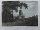 T.Hearn  "Pontefract," Yorkshire,  antique print by J.Walker dated 1798