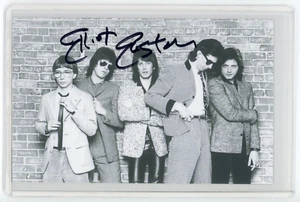 Foto firmada por Elliot Easton - The Cars Band cantante guitarrista músico de la corte - Imagen 1 de 2