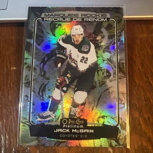 Jack McBain 2022-23 O-Pee-Chee Platinum Liquid Metal Marquee Rookie RC #216 /349 - Picture 1 of 4