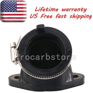 3085809 NEW Carb Carburetor Intake Manifold Boot w/ Band For POLARIS Rubber USA - Picture 1 of 13