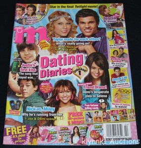 M Magazine Jan Feb 2010 Justin Bieber Taylor Lautner New Moon Selena Nick Jonas - Picture 1 of 5
