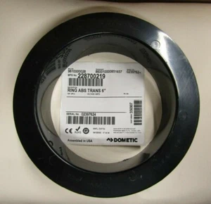 GRADY WHITE /DOMETIC-MARINE AIR #228700219 ABS 6" TRANSITION RING - Picture 1 of 4