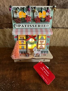 World Market 2024 Laser Cut Wood German Bakery Patisserie LED Shop Christmas - Picture 1 of 10