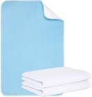 Reusable Incontinence Bed Pads 34"X52", Washable Bed Pad, Heavy Absorbency (4-La
