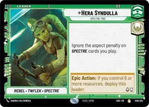 Hera Syndulla #008/252 Star Wars Unlimited Spark of Rebellion NM - Picture 1 of 1