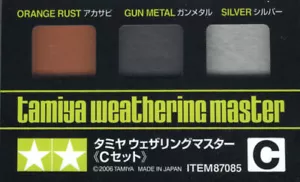 Tamiya Weathering Master C Set #87085 (ORANGE, GUN METAL, SILVER) - Picture 1 of 1