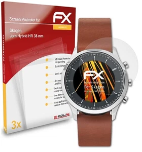atFoliX 3x Film Protection d'écran pour Skagen Jorn Hybrid HR 38 mm mat&antichoc - Photo 1 sur 9