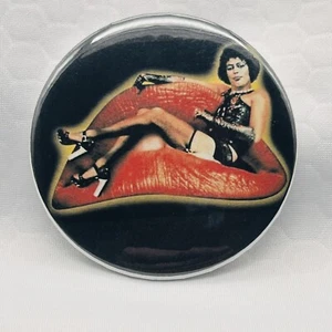 Rocky Horror Picture Show RHPS Vintage 2.5" Pin Back Button Lips Frank N Furter - Picture 1 of 3