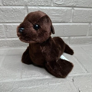 Aurora World Destination Nation Brown Seal Stuffed Animal 7" Tall Plush Stuffed - Picture 1 of 7