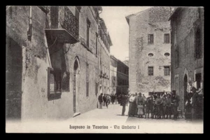 cartolina LUGNANO IN TEVERINA via umberto I - Picture 1 of 1