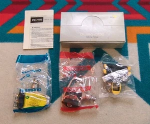 Shimano DURA-ACE PD-7750 SPD SL Pedal Pedals Japan Bicycle NOS NEW - Picture 1 of 6