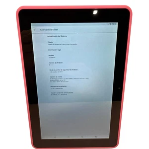 HighQ ELT0802H Android Tablet 8" HD Quad Core WiFi Bluetooth 16GB Camera Red - Picture 1 of 12
