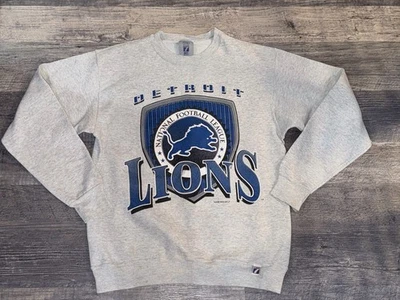 Logo 7 Vintage Detroit Lions Sweatshirt Sz M Med 1993 - Image 1 of 4