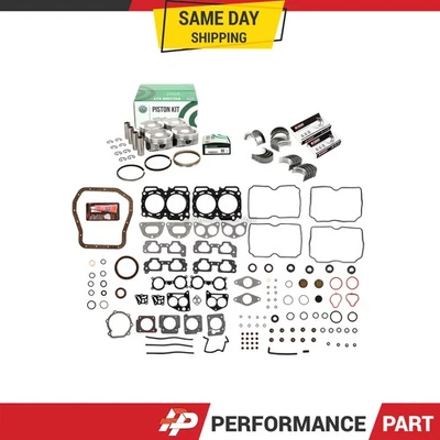 Full Gasket Set Pistons Bearings Fit 06-11 Subaru Impreza Legacy Forester 2.5L - Image 1 of 4