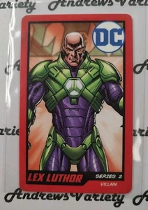 Tarjeta Empujadora de Monedas DC Comics Lex Luthor Arcade Serie 2 Villano - Imagen 1 de 2