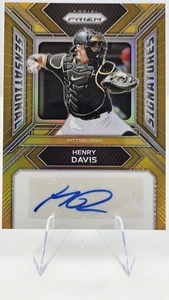 Henry Davis 2024 Panini Prizm Sensational Signatures Gold Prizm/10《1st On Print》 - Picture 1 of 6