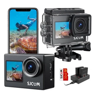 4K Wasserdichte Kamera Unterwasserkamera Schnorcheln Action Kamera Dual Screen U... - Bild 1 von 9