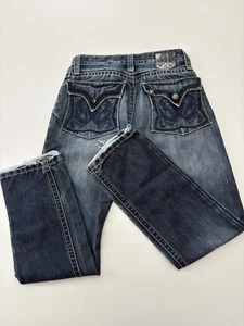 Men's VTG Y2K Express Kingston Jeans Rock Revival Vibes SZ 30/30 Skinny - Picture 1 of 5